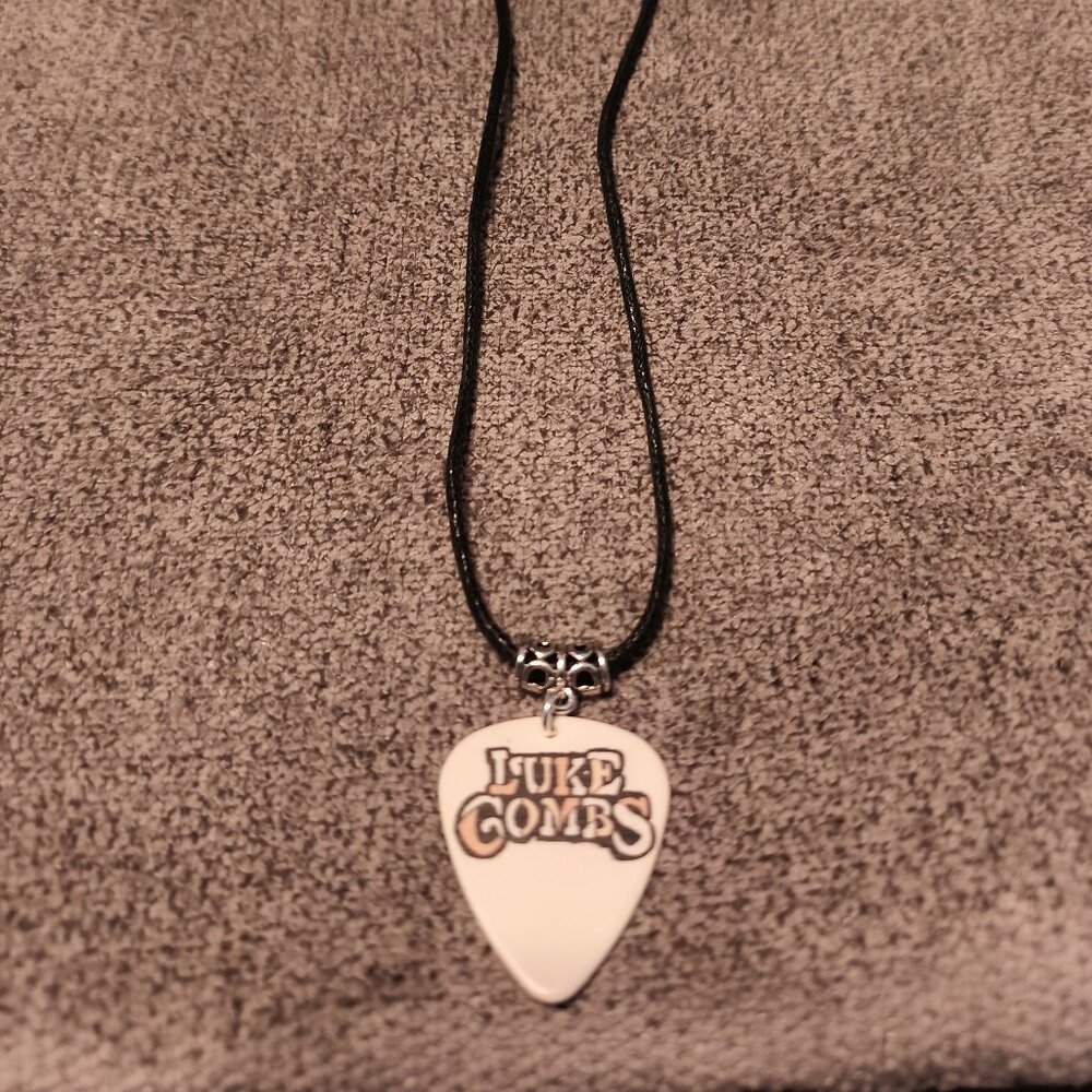 LUKE COMBS GUITAR PICK NECKLACE